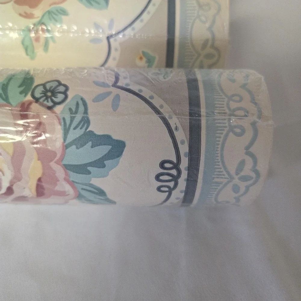 Vintage Floral Wallpaper Border Rolls x4 Style 27384 New